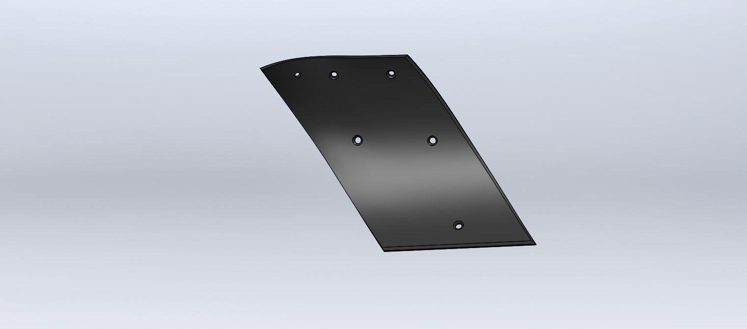 Відвал плугу ПСКу (Гетьман) 020206 R БО збільшений