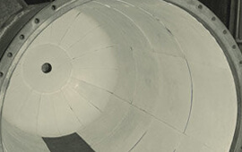 Футеровка бункерів, самопливів