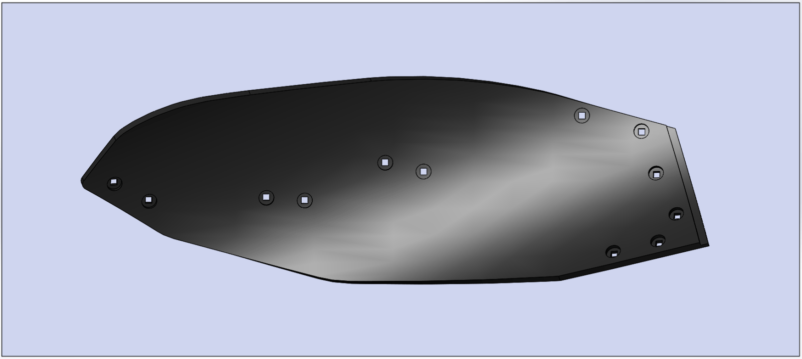 Відвал Kverneland 083228 R ПСГ МБ12 15мм комплектований підтримкою