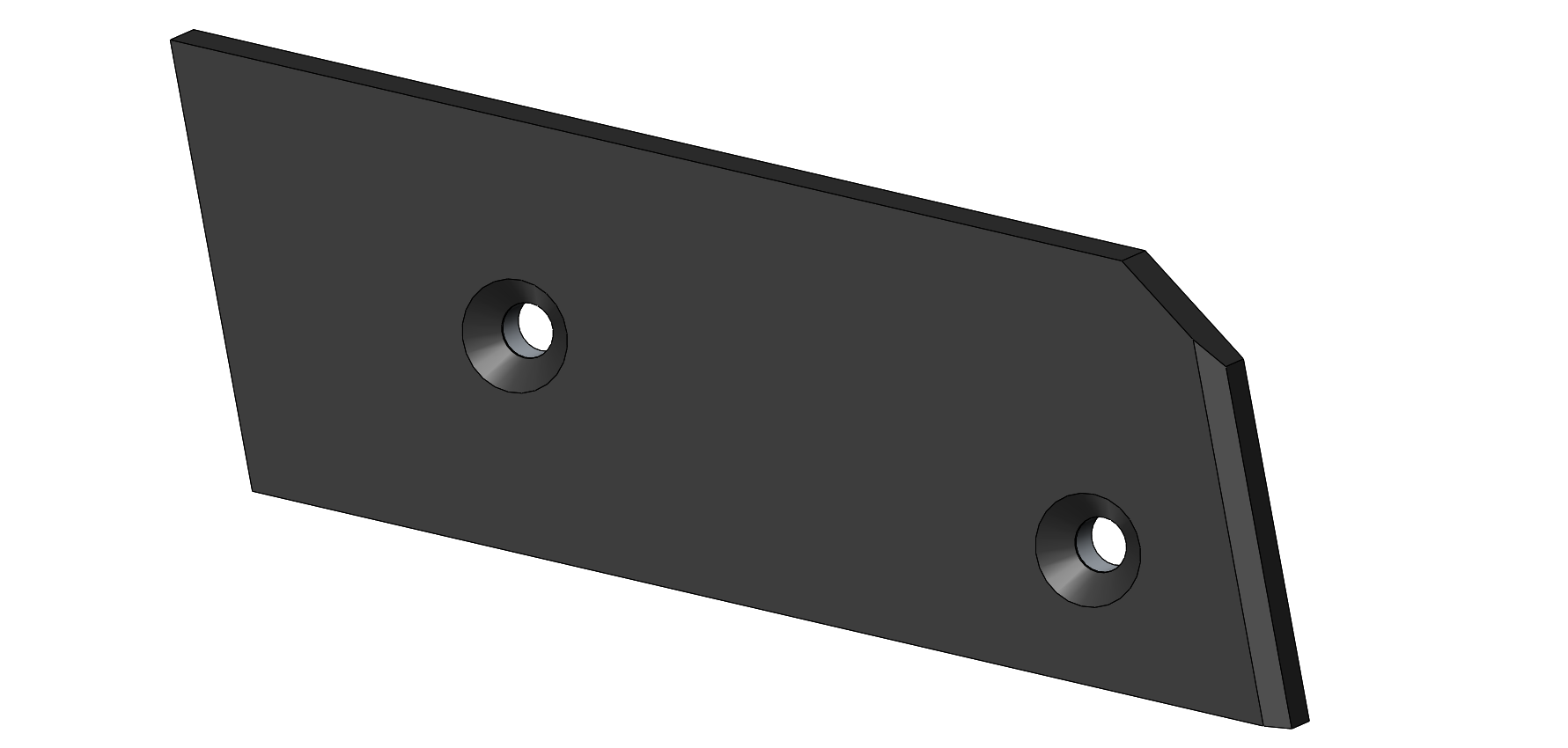 Накладка польової дошки ALPLER 250.1 R (композит)