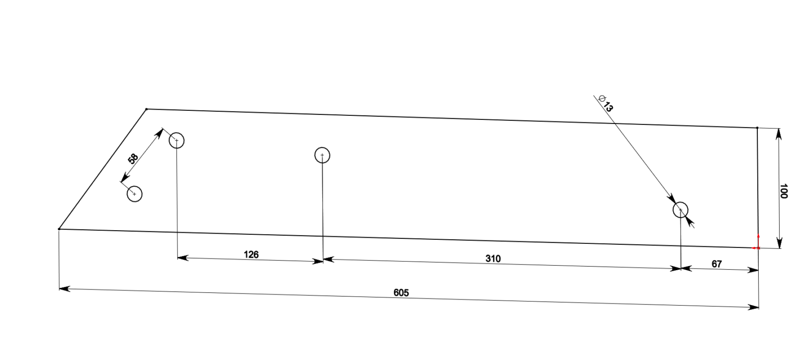 Перо_930_83_134_0_L_Размер Перо відвалу Pottinger 930821340/930831340