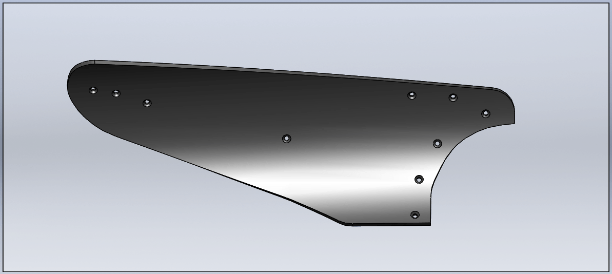 Комп_ютерна модель LEMKEN__3441350_R Відвал Lemken 3441350 R ПСГ МБ10 15 мм