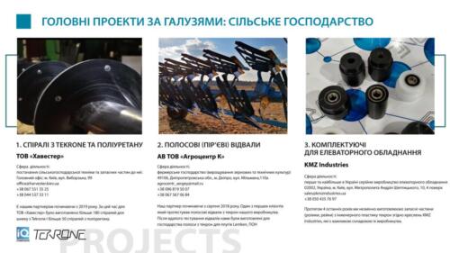 Головні проекти: сільське господарство